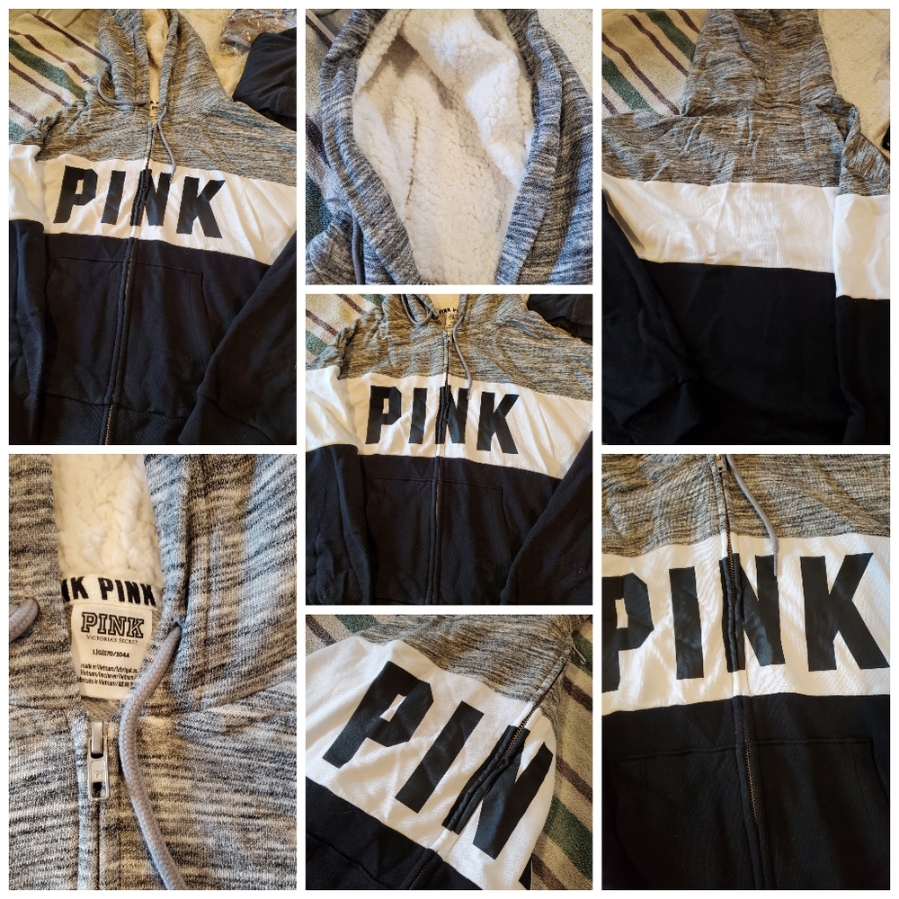 VS Pink sweat shirt